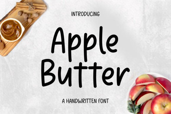 Apple Butter: A Warm Display Font for Digital Creators