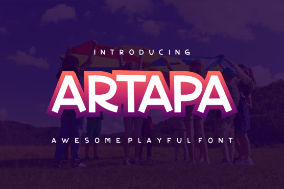 Artapa: A Whimsical Display Typeface for Handmade Labels