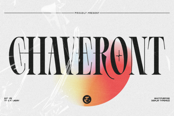 Chaveront: A Condensed Display Font for Elegant Web Headlines