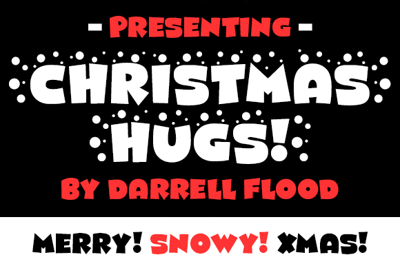 Christmas Hugs: A Playful Cartoon Font for Crafters