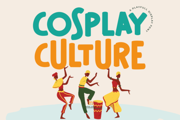 Cosplay Culture: A Versatile Display Font for Bold Marketing Visuals