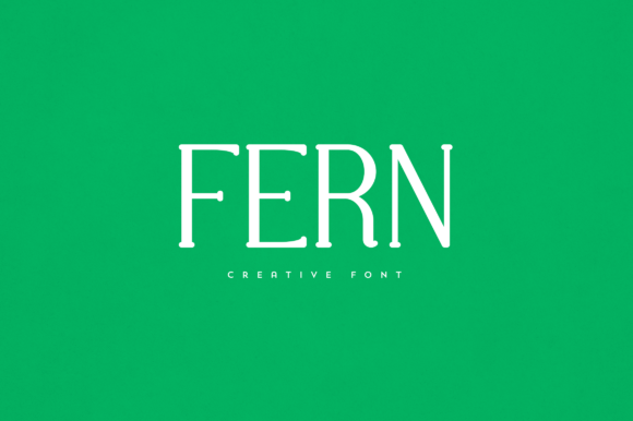 Fern Font: A Refined Display Typeface for Modern Web Design