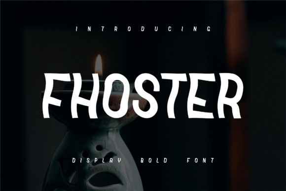 Fhoster: A Wavy Display Typeface for Standout Business Branding