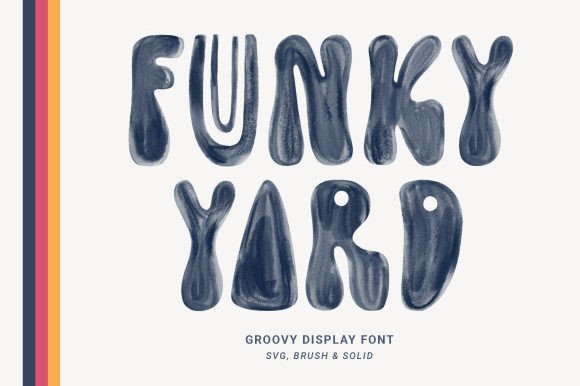Funky Yard: The Groovy Display Font for Small Business Branding