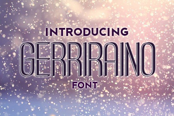 Gerriraino: A Friendly Display Font for Consistent Branding