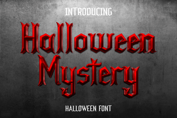 Halloween Mystery: A Spooky Display Font That Brings Handmade Magic to Life