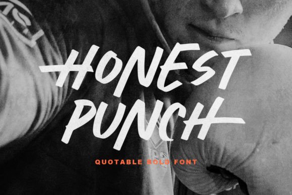Honest Punch: Bold Display Typeface for Web Design