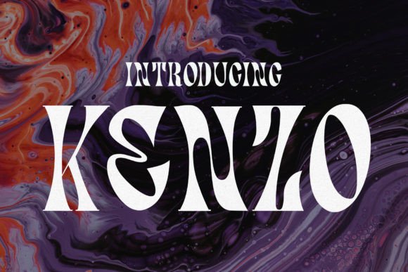 Kenzo Typeface: A Marketer’s Psychedelic Display Font for Louder Campaigns