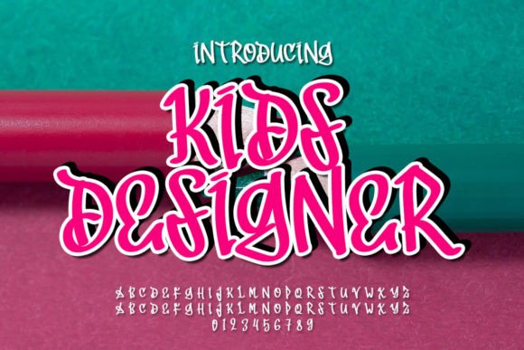 Kids Designer: A Thoughtful Display Font for Warm Editorial Moments