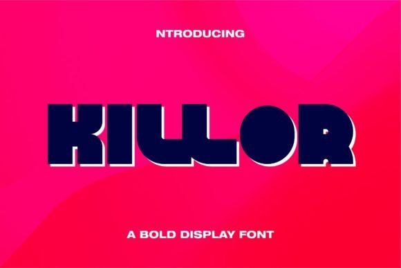 Killor: A Bold Cartoon Font for Digital Design