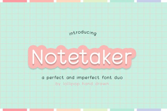 Notetaker: A Whimsical Display Font for Business Branding