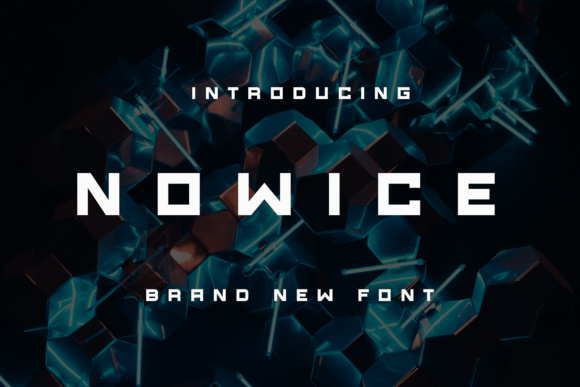 Nowice: A Display Font That Makes Small Brands Shine