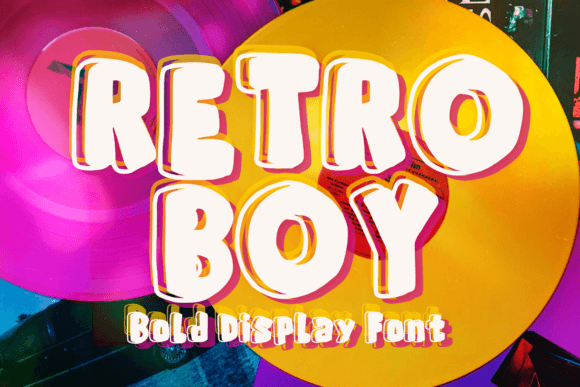 Retro Boy: A Bold Display Font for Playful Editorial Design