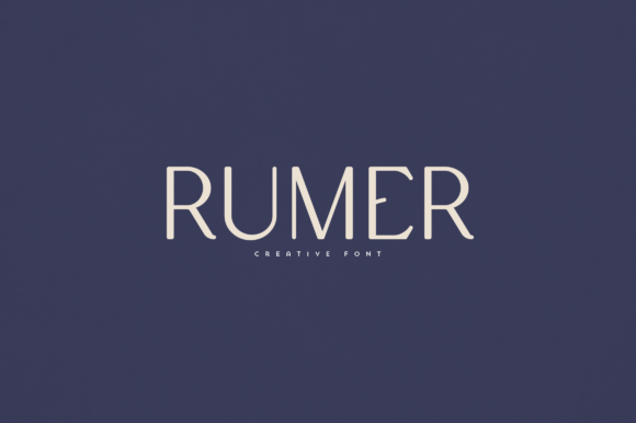 Rumer Font: A Display Typeface for Standout Marketing Visuals