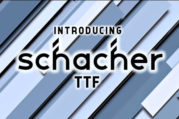 Schacher: A Display Font That Makes Your Brand Shine