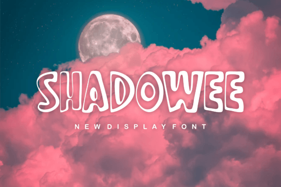 Shadowee: A Friendly Display Font for Digital Branding