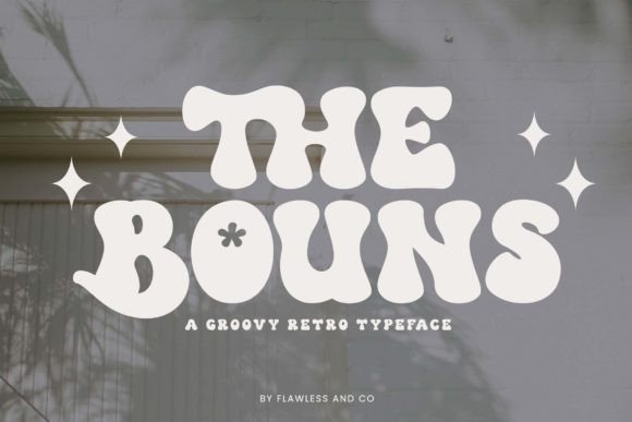 The Bouns: A Bold Retro Display Font for Web Designers
