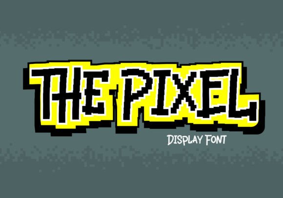 The Pixel: A Playful Display Font for Branding